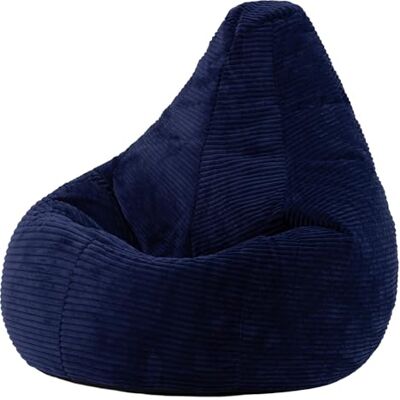 Icon Dalton Blauer Cord Sitzsack - Sitzsack Icon Dalton Blauer Cord Sitzsack - Sitzsack