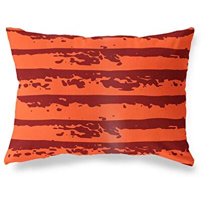 Bonamaison Le Jardin du Lin Kissenbezug Zierkissenbezug Orange-Bordeaux Kissenbezug, Für Bett, Auto, Sofa, Haus, Wohnzimmer, Schlafzimmer, Dekoration, 45x60 Cm Entworfen und hergestellt in der Türkei Bonamaison Le Jardin du Lin Kissenbezug Zierkissenbezug Orange-Bordeaux Kissenbezug, Für Bett, Auto, Sofa, Haus, Wohnzimmer, Schlafzimmer, Dekoration, 45x60 Cm Entworfen und hergestellt in der Türkei