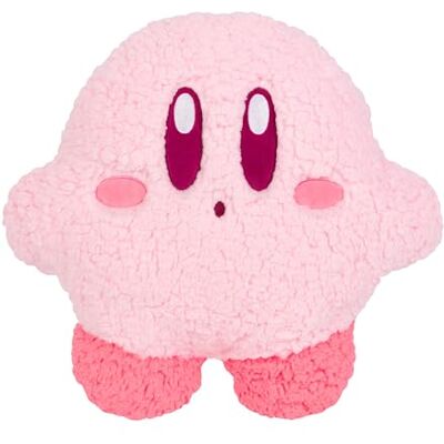 Club Mocchi Mocchi Tomy Kirby Mofulatto Plüschkissen Groß, Weiches Charakter Kissen mit Flauschiger Sherpa Oberfläche, Gemütliches Dekokissen für Sofa und Schlafzimmer, Geschenk für Kirby Fans und Sammler Club Mocchi Mocchi Tomy Kirby Mofulatto Plüschkissen Groß, Weiches Charakter Kissen mit Flauschiger Sherpa Oberfläche, Gemütliches Dekokissen für Sofa und Schlafzimmer, Geschenk für Kirby Fans und Sammler