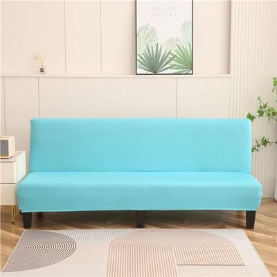 LJQAIZYL Sofabezug 3 Sitzer Ohne Armlehne Rutschfest Stretch Sofabezug Ohne Armlehne Beige/Grau Futon Sofabettüberzug Faltbar Sofabezug Futon-Sofa-Sitzbezüge Für klappbares Schlafsofa (150-190cm,Blue B) LJQAIZYL Sofabezug 3 Sitzer Ohne Armlehne Rutschfest Stretch Sofabezug Ohne Armlehne Beige/Grau Futon Sofabettüberzug Faltbar Sofabezug Futon-Sofa-Sitzbezüge Für klappbares Schlafsofa (150-190cm,Blue B)