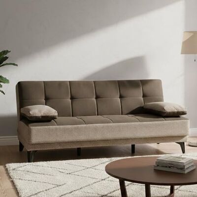 Dmora - Jordi - Grau - 3-Sitzer - Schlafsofa Dmora - Jordi - Grau - 3-Sitzer - Schlafsofa