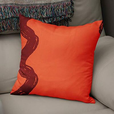 Bonamaison Le Jardin du Lin Kissen Zierkissenbezug Kissenbezug, Orange & Bordeaux Dekoration, Weich Bequem, Für Zuhause Autos Büro Sofa Wohnzimmer Couch Schlafzimmer Dekor, 43x43 Cm Hergestellt in der Türkei Bonamaison Le Jardin du Lin Kissen Zierkissenbezug Kissenbezug, Orange & Bordeaux Dekoration, Weich Bequem, Für Zuhause Autos Büro Sofa Wohnzimmer Couch Schlafzimmer Dekor, 43x43 Cm Hergestellt in der Türkei