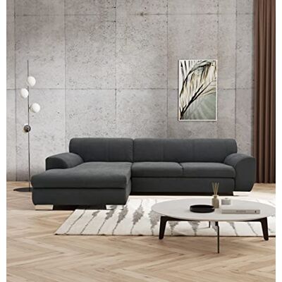 DOMO. collection Ecksofa Nika, Sofa mit Schlaffunktion in L-Form, Eckgarnitur, moderne Polsterecke, Eckcouch, Schlafsofa, 277 x 156 x 78 cm (BxTxH), grau DOMO. collection Ecksofa Nika, Sofa mit Schlaffunktion in L-Form, Eckgarnitur, moderne Polsterecke, Eckcouch, Schlafsofa, 277 x 156 x 78 cm (BxTxH), grau
