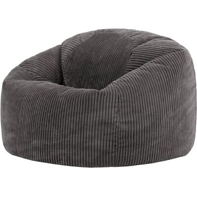 Icon Kingston XXL Sitzsack Cord, Dunkelgrau, Sitzsack Erwachsene mit Füllung, Bean Bag, Cord Sessel, Lounge Sessel, Lounge Stuhl, Schlafzimmer, Wohnzimmer, Wohnzimmer Möbel Icon Kingston XXL Sitzsack Cord, Dunkelgrau, Sitzsack Erwachsene mit Füllung, Bean Bag, Cord Sessel, Lounge Sessel, Lounge Stuhl, Schlafzimmer, Wohnzimmer, Wohnzimmer Möbel