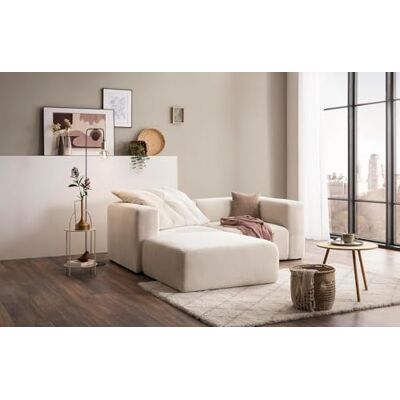DOMO. collection Ecksofa Adrian, Modul-Sofa, L-Form 3 Module, 2x Ecksessel und 1x Polsterhocker, Modul-Couch, Eckcouch 216 x 193 x 69 cm (BxTxH), creme DOMO. collection Ecksofa Adrian, Modul-Sofa, L-Form 3 Module, 2x Ecksessel und 1x Polsterhocker, Modul-Couch, Eckcouch 216 x 193 x 69 cm (BxTxH), creme