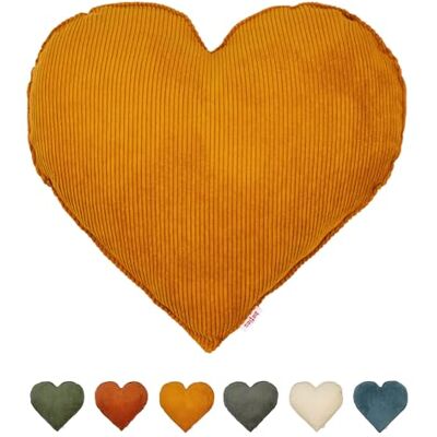 beties HYggelig No.1 Cord-Samt gefülltes Herzkissen ca. 40x35 cm; Romantisches Geschenk zum Geburtstag, Valentinstag oder Muttertag – Weiches Zierkissen für Sofa, Bett, Reisen und Deko Stofftiere beties HYggelig No.1 Cord-Samt gefülltes Herzkissen ca. 40x35 cm; Romantisches Geschenk zum Geburtstag, Valentinstag oder Muttertag – Weiches Zierkissen für Sofa, Bett, Reisen und Deko Stofftiere