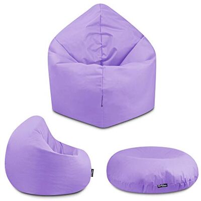 BuBiBag Sitzsack Kinder mit Füllung Bodenkissen Sitzkissen 110 cm Bean Bag mit EPS-Füllung, verdeckter Reißverschluss, abwischbar, Kuschelecke und Spielecke, Indoor geeignet BuBiBag Sitzsack Kinder mit Füllung Bodenkissen Sitzkissen 110 cm Bean Bag mit EPS-Füllung, verdeckter Reißverschluss, abwischbar, Kuschelecke und Spielecke, Indoor geeignet