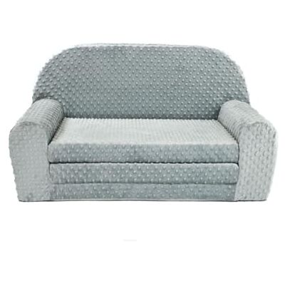 FORTISLINE Kindersofa MINI ausklappbar 78 x 45 x 40 cm Kinderzimmer Sofa aus Mikrofaser mit Liegefläche 104 cm, abnehmbarem waschbarem Bezug, Oeko-TEX Standard 100 FORTISLINE Kindersofa MINI ausklappbar 78 x 45 x 40 cm Kinderzimmer Sofa aus Mikrofaser mit Liegefläche 104 cm, abnehmbarem waschbarem Bezug, Oeko-TEX Standard 100