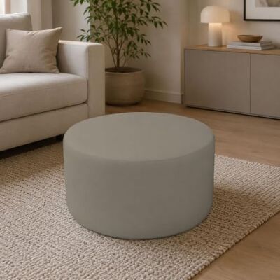 Talamo Italia Pouf Abanera, Mehrzwecksessel, Sitzsack, Hockerhocker, Made in Italy, 79x79 h42 cm, Taube Talamo Italia Pouf Abanera, Mehrzwecksessel, Sitzsack, Hockerhocker, Made in Italy, 79x79 h42 cm, Taube
