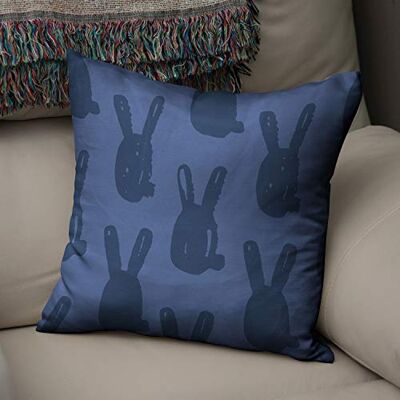 Bonamaison Le Jardin du Lin Kissen Zierkissenbezug Kissenbezug, Blau Dekoration, Weich Bequem, Für Zuhause Autos Büro Sofa Wohnzimmer Couch Schlafzimmer Dekor, 43x43 Cm Hergestellt in der Türkei Bonamaison Le Jardin du Lin Kissen Zierkissenbezug Kissenbezug, Blau Dekoration, Weich Bequem, Für Zuhause Autos Büro Sofa Wohnzimmer Couch Schlafzimmer Dekor, 43x43 Cm Hergestellt in der Türkei