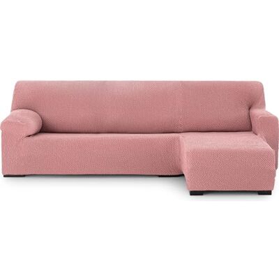 ECOMMERC3 Chaiselong-Sofabezug mit kurzem Arm rechts, universell und vielseitig, Chaiselong, Rosa, einfach anzubringen, für Rückenlehne, Sitz und Armlehnen ECOMMERC3 Chaiselong-Sofabezug mit kurzem Arm rechts, universell und vielseitig, Chaiselong, Rosa, einfach anzubringen, für Rückenlehne, Sitz und Armlehnen