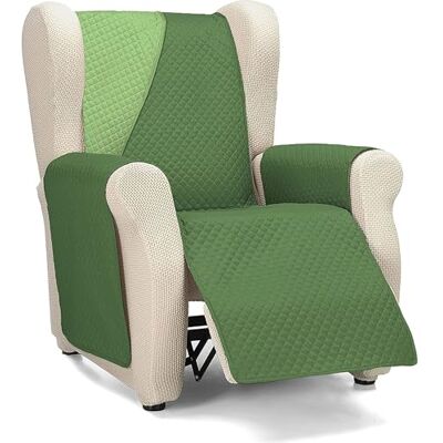ECOMMERC3 Sesselbezug für 1-Sitzer-Sessel, vollständige Passform, Bezug für 1-Sitzer-Sessel und Relaxsessel, Grün/Flasche ECOMMERC3 Sesselbezug für 1-Sitzer-Sessel, vollständige Passform, Bezug für 1-Sitzer-Sessel und Relaxsessel, Grün/Flasche