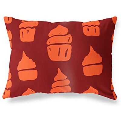 Bonamaison Le Jardin du Lin Kissen Zierkissenbezug Orange-Bordeaux Kissenbezug, Weich Bequem, Für Zuhause Autos Büro Sofa Wohnzimmer Couch Schlafzimmer Dekor, 35x50 Cm Entworfen und hergestellt in der Türkei Bonamaison Le Jardin du Lin Kissen Zierkissenbezug Orange-Bordeaux Kissenbezug, Weich Bequem, Für Zuhause Autos Büro Sofa Wohnzimmer Couch Schlafzimmer Dekor, 35x50 Cm Entworfen und hergestellt in der Türkei