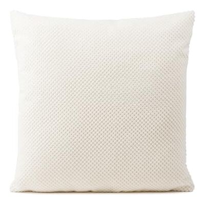 Gözze Kissen Sven, Dekokissen in genoppter Optik, Weiches Sofakissen mit Füllung, 100% Polyester, 45 x 45 cm Weiß Gözze Kissen Sven, Dekokissen in genoppter Optik, Weiches Sofakissen mit Füllung, 100% Polyester, 45 x 45 cm Weiß