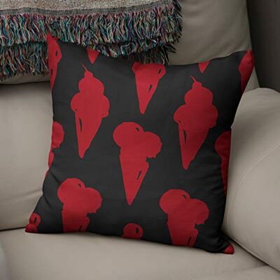 Bonamaison Le Jardin du Lin Kissen Zierkissenbezug Kissenbezug, Rot schwarz Dekoration, Für Zuhause Autos Büro Sofa Wohnzimmer Couch Schlafzimmer Dekor, 50x50 Cm Entworfen und hergestellt in der Türkei Bonamaison Le Jardin du Lin Kissen Zierkissenbezug Kissenbezug, Rot schwarz Dekoration, Für Zuhause Autos Büro Sofa Wohnzimmer Couch Schlafzimmer Dekor, 50x50 Cm Entworfen und hergestellt in der Türkei
