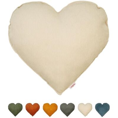 beties HYggelig No.1 Cord-Samt gefülltes Herzkissen ca. 40x35 cm; Romantisches Geschenk zum Geburtstag, Valentinstag oder Muttertag – Weiches Zierkissen für Sofa, Bett, Reisen und Deko Stofftiere beties HYggelig No.1 Cord-Samt gefülltes Herzkissen ca. 40x35 cm; Romantisches Geschenk zum Geburtstag, Valentinstag oder Muttertag – Weiches Zierkissen für Sofa, Bett, Reisen und Deko Stofftiere