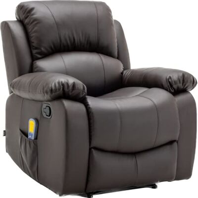 ASTAN HOGAR Ramón AH-AR30910CH Relaxsessel mit manueller Neigung, Massage und Therapie, Schokoladenbraun ASTAN HOGAR Ramón AH-AR30910CH Relaxsessel mit manueller Neigung, Massage und Therapie, Schokoladenbraun