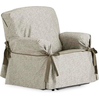 Eysa Dream nicht elastisch mit krawatten sofa überwurf 1 sessel, Chenille, Beige (01-ecru), 70 x 110 x 120 cm, 1 Einheit Eysa Dream nicht elastisch mit krawatten sofa überwurf 1 sessel, Chenille, Beige (01-ecru), 70 x 110 x 120 cm, 1 Einheit