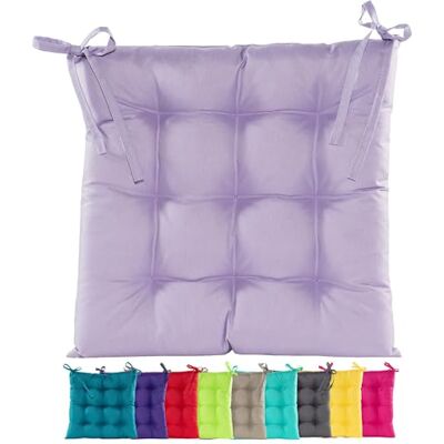 JACK Outdoor Stuhlkissen 38x38cm Lounge Kissen Auflage Wasserfest Sitzkissen Garten Lotus Effekt, Farbe:Flieder JACK Outdoor Stuhlkissen 38x38cm Lounge Kissen Auflage Wasserfest Sitzkissen Garten Lotus Effekt, Farbe:Flieder