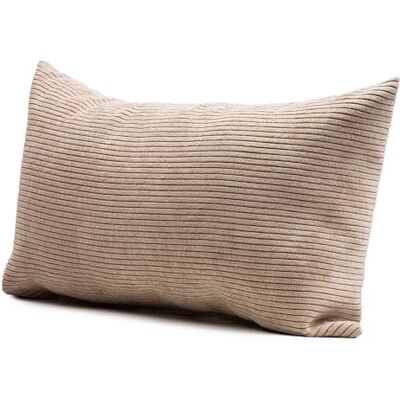 Gözze Kissen Capri, Dekokissen in Feincord-Optik, Weiches Sofakissen mit Füllung, 100% Polyester, 30 x 50 cm Creme Gözze Kissen Capri, Dekokissen in Feincord-Optik, Weiches Sofakissen mit Füllung, 100% Polyester, 30 x 50 cm Creme