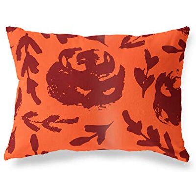 Bonamaison Le Jardin du Lin Kissenbezug Zierkissenbezug Orange-Bordeaux Kissenbezug, Für Bett, Auto, Sofa, Haus, Wohnzimmer, Schlafzimmer, Dekoration, 45x60 Cm Entworfen und hergestellt in der Türkei Bonamaison Le Jardin du Lin Kissenbezug Zierkissenbezug Orange-Bordeaux Kissenbezug, Für Bett, Auto, Sofa, Haus, Wohnzimmer, Schlafzimmer, Dekoration, 45x60 Cm Entworfen und hergestellt in der Türkei