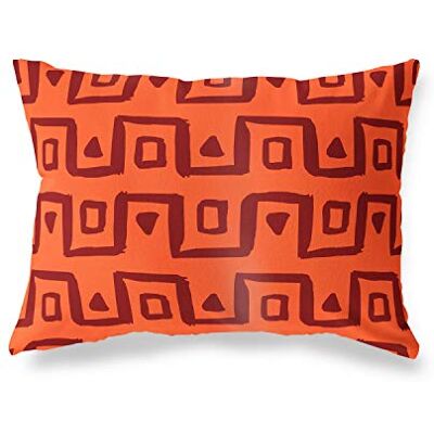 Bonamaison Le Jardin du Lin Kissenbezug Zierkissenbezug Orange-Bordeaux Kissenbezug, Für Bett, Auto, Sofa, Haus, Wohnzimmer, Schlafzimmer, Dekoration, 45x60 Cm Entworfen und hergestellt in der Türkei Bonamaison Le Jardin du Lin Kissenbezug Zierkissenbezug Orange-Bordeaux Kissenbezug, Für Bett, Auto, Sofa, Haus, Wohnzimmer, Schlafzimmer, Dekoration, 45x60 Cm Entworfen und hergestellt in der Türkei