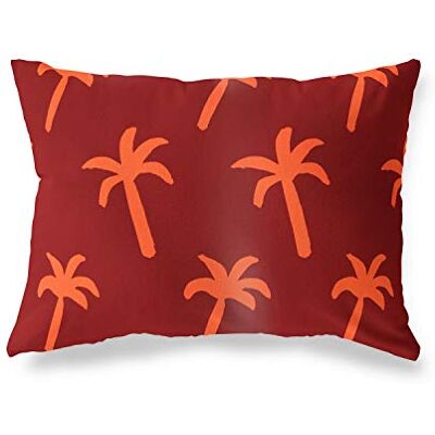 Bonamaison Le Jardin du Lin Kissenbezug Zierkissenbezug Orange-Bordeaux Kissenbezug, Für Bett, Auto, Sofa, Haus, Wohnzimmer, Schlafzimmer, Dekoration, 45x60 Cm Entworfen und hergestellt in der Türkei Bonamaison Le Jardin du Lin Kissenbezug Zierkissenbezug Orange-Bordeaux Kissenbezug, Für Bett, Auto, Sofa, Haus, Wohnzimmer, Schlafzimmer, Dekoration, 45x60 Cm Entworfen und hergestellt in der Türkei