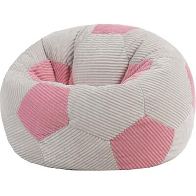 Icon Fußball Sitzsack Kinder, Rosa, Webstoff, Sitzsack Cord mit Füllung, Bequemer Kinder Sessel, Kuschelsessel, Lese Sessel, Schlafzimmer, Kinderzimmer, Wohnzimmer Icon Fußball Sitzsack Kinder, Rosa, Webstoff, Sitzsack Cord mit Füllung, Bequemer Kinder Sessel, Kuschelsessel, Lese Sessel, Schlafzimmer, Kinderzimmer, Wohnzimmer