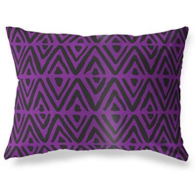 Bonamaison Le Jardin du Lin Kissen Zierkissenbezug Lila-Schwarz Kissenbezug, Weich Bequem, Für Zuhause Autos Büro Sofa Wohnzimmer Couch Schlafzimmer Dekor, 35x50 Cm Entworfen und hergestellt in der Türkei Bonamaison Le Jardin du Lin Kissen Zierkissenbezug Lila-Schwarz Kissenbezug, Weich Bequem, Für Zuhause Autos Büro Sofa Wohnzimmer Couch Schlafzimmer Dekor, 35x50 Cm Entworfen und hergestellt in der Türkei