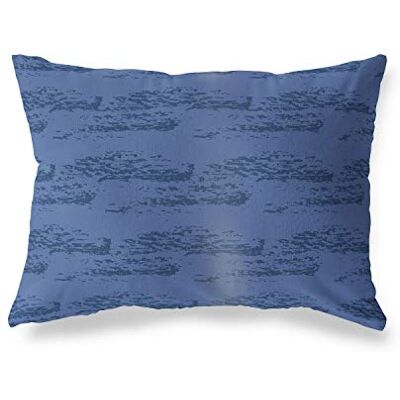 Bonamaison Le Jardin du Lin Kissenhülle, Blau, Motiv für Bett, Auto, Sofa, Haus, Wohnzimmer, Schlafzimmer, Dekoration, 45 x 60 cm – entworfen und hergestellt in der Türkei. Bonamaison Le Jardin du Lin Kissenhülle, Blau, Motiv für Bett, Auto, Sofa, Haus, Wohnzimmer, Schlafzimmer, Dekoration, 45 x 60 cm – entworfen und hergestellt in der Türkei.
