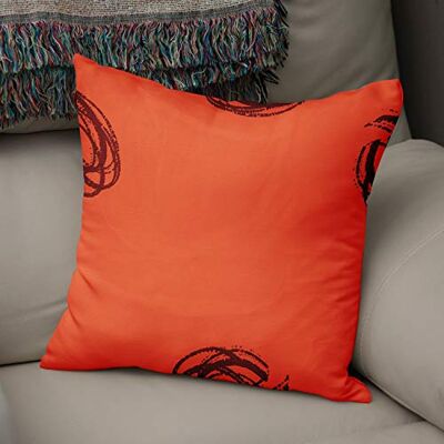 Bonamaison Le Jardin du Lin Kissen Zierkissenbezug Kissenbezug, Orange & Bordeaux Dekoration, Für Zuhause Autos Büro Sofa Wohnzimmer Couch Schlafzimmer Dekor, 50x50 Cm Entworfen und hergestellt in der Türkei Bonamaison Le Jardin du Lin Kissen Zierkissenbezug Kissenbezug, Orange & Bordeaux Dekoration, Für Zuhause Autos Büro Sofa Wohnzimmer Couch Schlafzimmer Dekor, 50x50 Cm Entworfen und hergestellt in der Türkei
