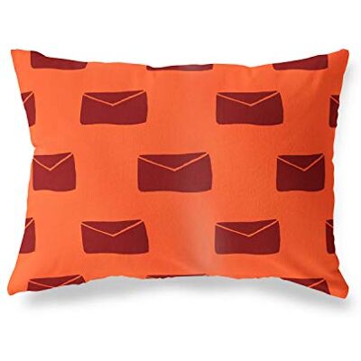 Bonamaison Le Jardin du Lin Kissen Zierkissenbezug Orange-Bordeaux Kissenbezug, Weich Bequem, Für Zuhause Autos Büro Sofa Wohnzimmer Couch Schlafzimmer Dekor, 35x50 Cm Entworfen und hergestellt in der Türkei Bonamaison Le Jardin du Lin Kissen Zierkissenbezug Orange-Bordeaux Kissenbezug, Weich Bequem, Für Zuhause Autos Büro Sofa Wohnzimmer Couch Schlafzimmer Dekor, 35x50 Cm Entworfen und hergestellt in der Türkei