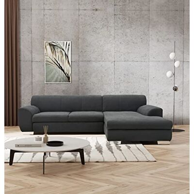 DOMO. collection Ecksofa Nika, Sofa mit Schlaffunktion in L-Form, Eckgarnitur, moderne Polsterecke, Eckcouch, Schlafsofa, 277 x 156 x 78 cm (BxTxH), grau DOMO. collection Ecksofa Nika, Sofa mit Schlaffunktion in L-Form, Eckgarnitur, moderne Polsterecke, Eckcouch, Schlafsofa, 277 x 156 x 78 cm (BxTxH), grau