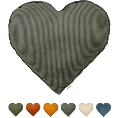 beties HYggelig No.1 Cord-Samt gefülltes Herzkissen ca. 40x35 cm; Romantisches Geschenk zum Geburtstag, Valentinstag oder Muttertag – Weiches Zierkissen für Sofa, Bett, Reisen und Deko Stofftiere beties HYggelig No.1 Cord-Samt gefülltes Herzkissen ca. 40x35 cm; Romantisches Geschenk zum Geburtstag, Valentinstag oder Muttertag – Weiches Zierkissen für Sofa, Bett, Reisen und Deko Stofftiere