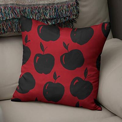 Bonamaison Le Jardin du Lin Kissen Zierkissenbezug Kissenbezug, Rot schwarz Dekoration, Weich Bequem, Für Zuhause Autos Büro Sofa Wohnzimmer Couch Schlafzimmer Dekor, 43x43 Cm Hergestellt in der Türkei Bonamaison Le Jardin du Lin Kissen Zierkissenbezug Kissenbezug, Rot schwarz Dekoration, Weich Bequem, Für Zuhause Autos Büro Sofa Wohnzimmer Couch Schlafzimmer Dekor, 43x43 Cm Hergestellt in der Türkei