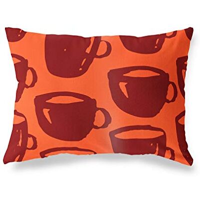 Bonamaison Le Jardin du Lin Kissenbezug Zierkissenbezug Orange-Bordeaux Kissenbezug, Für Bett, Auto, Sofa, Haus, Wohnzimmer, Schlafzimmer, Dekoration, 45x60 Cm Entworfen und hergestellt in der Türkei Bonamaison Le Jardin du Lin Kissenbezug Zierkissenbezug Orange-Bordeaux Kissenbezug, Für Bett, Auto, Sofa, Haus, Wohnzimmer, Schlafzimmer, Dekoration, 45x60 Cm Entworfen und hergestellt in der Türkei