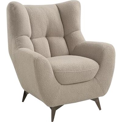 Atlantic Home Collection Sessel Shawn bezogen mit Teddystoff, beige, Polyester, 88 cm x 91 cm 98 cm Atlantic Home Collection Sessel Shawn bezogen mit Teddystoff, beige, Polyester, 88 cm x 91 cm 98 cm