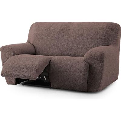 ECOMMERC3 Sofabezug, 3 x 2, sehr elastisch, braun, anpassbar und atmungsaktiv, für Chester und Klippan Sofas ECOMMERC3 Sofabezug, 3 x 2, sehr elastisch, braun, anpassbar und atmungsaktiv, für Chester und Klippan Sofas