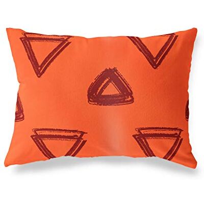 Bonamaison Le Jardin du Lin Kissenbezug Zierkissenbezug Orange-Bordeaux Kissenbezug, Für Bett, Auto, Sofa, Haus, Wohnzimmer, Schlafzimmer, Dekoration, 45x60 Cm Entworfen und hergestellt in der Türkei Bonamaison Le Jardin du Lin Kissenbezug Zierkissenbezug Orange-Bordeaux Kissenbezug, Für Bett, Auto, Sofa, Haus, Wohnzimmer, Schlafzimmer, Dekoration, 45x60 Cm Entworfen und hergestellt in der Türkei