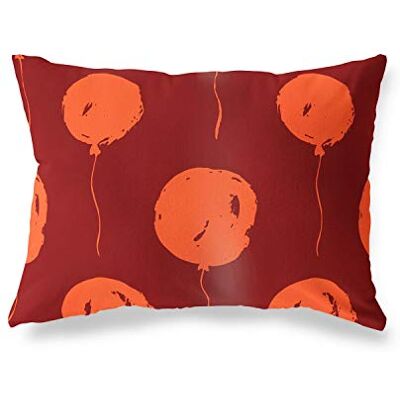 Bonamaison Le Jardin du Lin Kissenbezug Zierkissenbezug Orange-Bordeaux Kissenbezug, Für Bett, Auto, Sofa, Haus, Wohnzimmer, Schlafzimmer, Dekoration, 45x60 Cm Entworfen und hergestellt in der Türkei Bonamaison Le Jardin du Lin Kissenbezug Zierkissenbezug Orange-Bordeaux Kissenbezug, Für Bett, Auto, Sofa, Haus, Wohnzimmer, Schlafzimmer, Dekoration, 45x60 Cm Entworfen und hergestellt in der Türkei