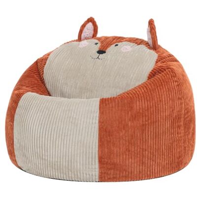 Icon Freddie Fuchs Cord Sitzsack Kinder mit Füllung, Orange In Deutschland Hergestellt, Sitzsack Sessel, Weicher Cordstoff, Kinder Sessel für Kinderzimmer und Schlafzimmer Icon Freddie Fuchs Cord Sitzsack Kinder mit Füllung, Orange In Deutschland Hergestellt, Sitzsack Sessel, Weicher Cordstoff, Kinder Sessel für Kinderzimmer und Schlafzimmer