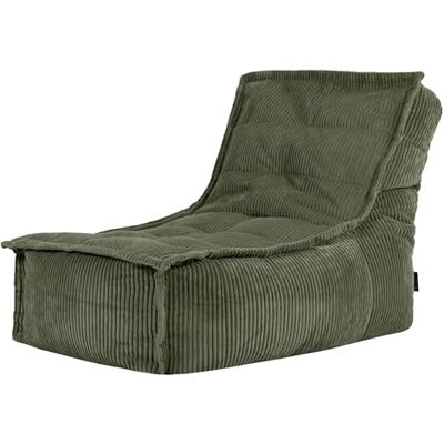 Icon Dolce Sitzsack-Liege für Erwachsene, Salbeigrün, Flauschiger Cordstoff, Riesen Sitzsack Cord mit Füllung, Bean Bag Chair, Bequemer Sessel Wohnzimmer, Lounge, Schlafzimmer, Büro Icon Dolce Sitzsack-Liege für Erwachsene, Salbeigrün, Flauschiger Cordstoff, Riesen Sitzsack Cord mit Füllung, Bean Bag Chair, Bequemer Sessel Wohnzimmer, Lounge, Schlafzimmer, Büro