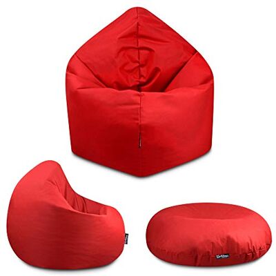 BuBiBag Sitzsack Kinder mit Füllung Bodenkissen Sitzkissen 110 cm Bean Bag mit EPS-Füllung, verdeckter Reißverschluss, abwischbar, Kuschelecke und Spielecke, Indoor geeignet BuBiBag Sitzsack Kinder mit Füllung Bodenkissen Sitzkissen 110 cm Bean Bag mit EPS-Füllung, verdeckter Reißverschluss, abwischbar, Kuschelecke und Spielecke, Indoor geeignet