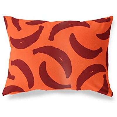 Bonamaison Le Jardin du Lin Kissenbezug Zierkissenbezug Orange-Bordeaux Kissenbezug, Für Bett, Auto, Sofa, Haus, Wohnzimmer, Schlafzimmer, Dekoration, 45x60 Cm Entworfen und hergestellt in der Türkei Bonamaison Le Jardin du Lin Kissenbezug Zierkissenbezug Orange-Bordeaux Kissenbezug, Für Bett, Auto, Sofa, Haus, Wohnzimmer, Schlafzimmer, Dekoration, 45x60 Cm Entworfen und hergestellt in der Türkei