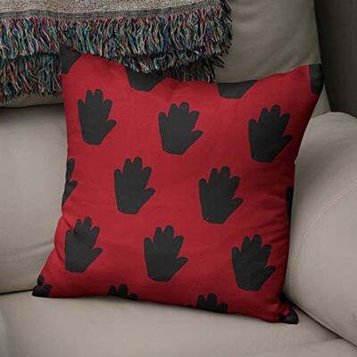 Bonamaison Le Jardin du Lin Kissen Zierkissenbezug Kissenbezug, Rot schwarz Dekoration, Für Zuhause Autos Büro Sofa Wohnzimmer Couch Schlafzimmer Dekor, 50x50 Cm Entworfen und hergestellt in der Türkei Bonamaison Le Jardin du Lin Kissen Zierkissenbezug Kissenbezug, Rot schwarz Dekoration, Für Zuhause Autos Büro Sofa Wohnzimmer Couch Schlafzimmer Dekor, 50x50 Cm Entworfen und hergestellt in der Türkei