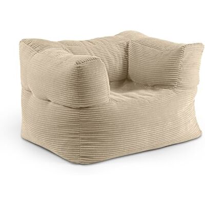 Lumaland Modular Sitzsack Sessel Cord 400 L für Modulares Sofa ideales Match mit Pouf Hocker EPS Perlen Bean Bag mit Füllung Indoor Lounge Sitzkissen waschbar für Wohnzimmer, Schlafzimmer & Co. Lumaland Modular Sitzsack Sessel Cord 400 L für Modulares Sofa ideales Match mit Pouf Hocker EPS Perlen Bean Bag mit Füllung Indoor Lounge Sitzkissen waschbar für Wohnzimmer, Schlafzimmer & Co.