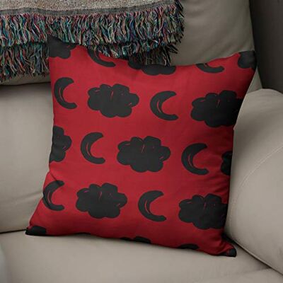 Bonamaison Le Jardin du Lin Kissen Zierkissenbezug Kissenbezug, Rot schwarz Dekoration, Weich Bequem, Für Zuhause Autos Büro Sofa Wohnzimmer Couch Schlafzimmer Dekor, 43x43 Cm Hergestellt in der Türkei Bonamaison Le Jardin du Lin Kissen Zierkissenbezug Kissenbezug, Rot schwarz Dekoration, Weich Bequem, Für Zuhause Autos Büro Sofa Wohnzimmer Couch Schlafzimmer Dekor, 43x43 Cm Hergestellt in der Türkei