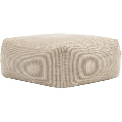Icon Zen Cord Sitzsack Hocker mit Schaumstoff Füllung, Modular Sofa, Beige Entworfen in Deutschland, Boneless Sofa, Weicher Cordstoff, Fußhocker für Wohnzimmer und Schlafzimmer Icon Zen Cord Sitzsack Hocker mit Schaumstoff Füllung, Modular Sofa, Beige Entworfen in Deutschland, Boneless Sofa, Weicher Cordstoff, Fußhocker für Wohnzimmer und Schlafzimmer