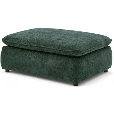 Stella Trading Polsterhocker Fußhocker 120 x 88 cm, Sitzhöhe 42 cm, rechteckig, pflegeleichter Stoffbezug, passend zum Big Sofa, Modell Vince, Moosgrün Stella Trading Polsterhocker Fußhocker 120 x 88 cm, Sitzhöhe 42 cm, rechteckig, pflegeleichter Stoffbezug, passend zum Big Sofa, Modell Vince, Moosgrün