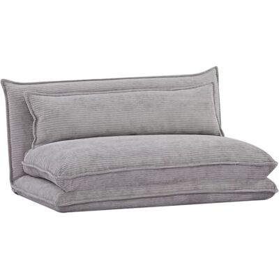 EVERGREENWEB MATERASSI & BEDS EVERGREENWEB Zweisitzer-Futon-Schlafsofa (Grau, 2 Sitze) EVERGREENWEB MATERASSI & BEDS EVERGREENWEB Zweisitzer-Futon-Schlafsofa (Grau, 2 Sitze)